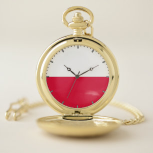 Patriotic Pocket Watch with of Poland