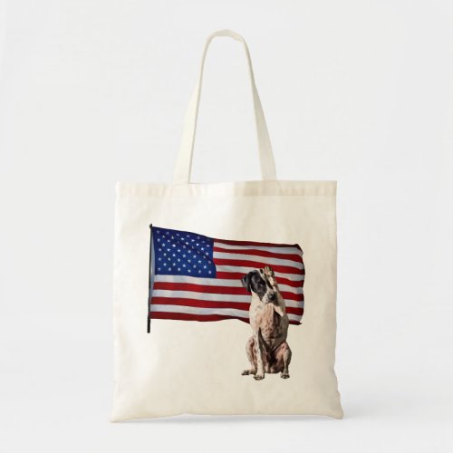 Patriotic Pointer Tote Bag