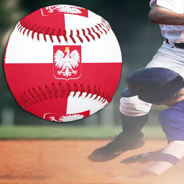 Patriotic Polish Flag balls Poland sports Baseball (Creator Uploaded)
