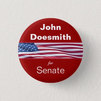 Patriotic Political Campaign Buttons by campaigncentral at Zazzle