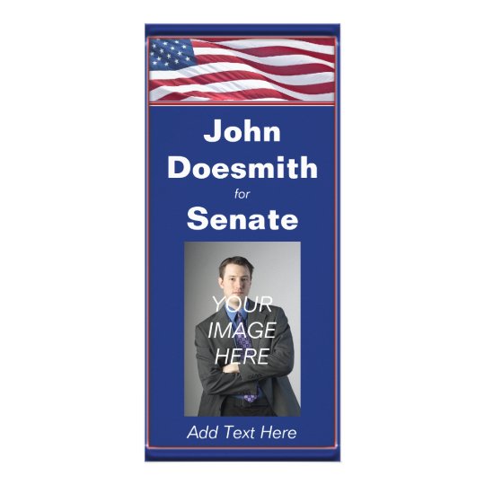 Patriotic Political Campaign Rack Card | Zazzle.com