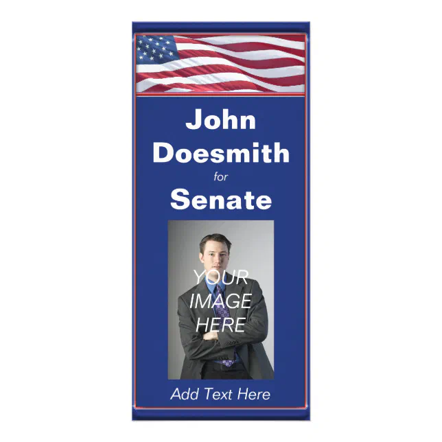 Patriotic Political Campaign Rack Card | Zazzle