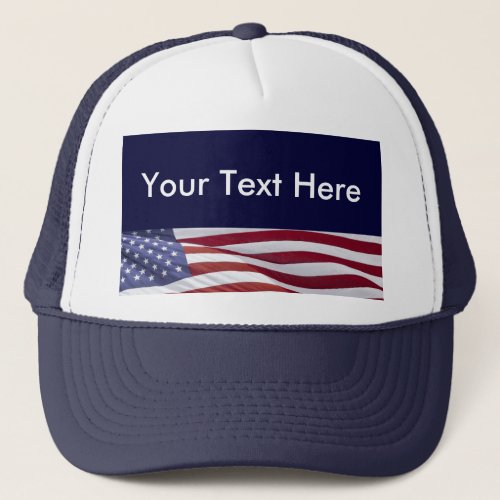 Patriotic Political Campaign Trucker Hat
