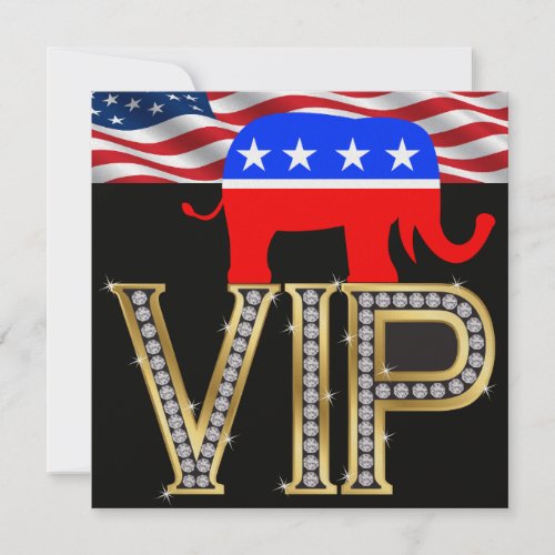 Patriotic Political Republican Invitation _ SRF