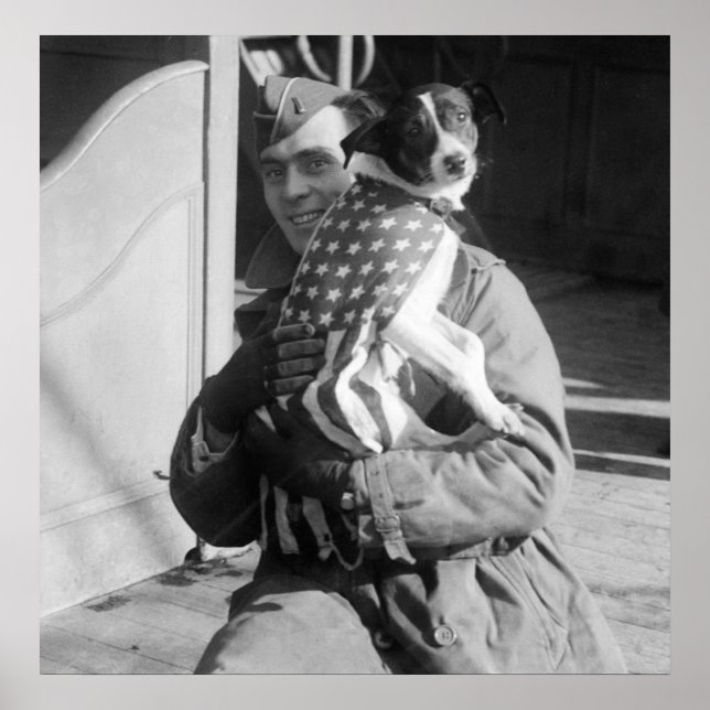 Patriotic Pooch, early 1900s Poster (Front)
