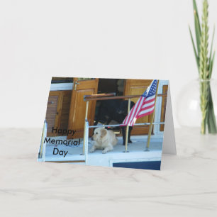 "PATRIOTIC POOCHES" #3 CARD
