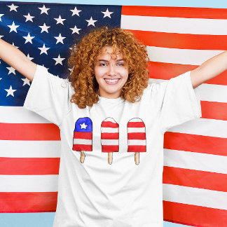 Patriotic Popsicles T-Shirt