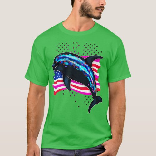 Patriotic Porpoise T_Shirt