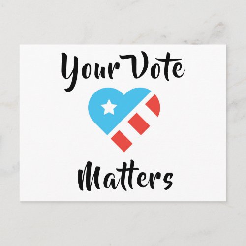 Patriotic Postcard for Voters