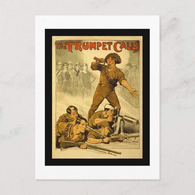 Patriotic Poster Images Postcard (Front)