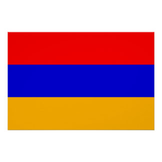 Patriotic poster with Flag of Armenia