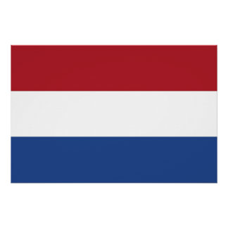 Patriotic poster with Flag of Netherlands