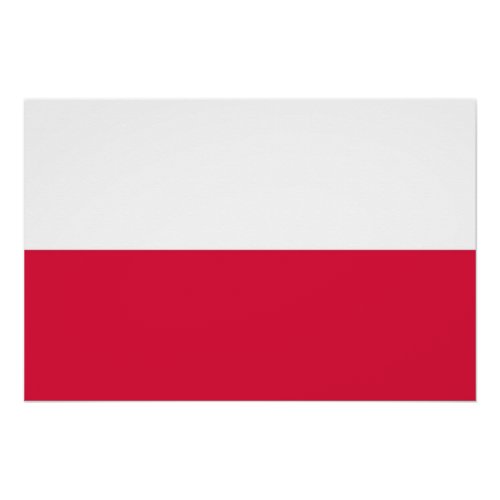 Patriotic poster with Flag of Poland