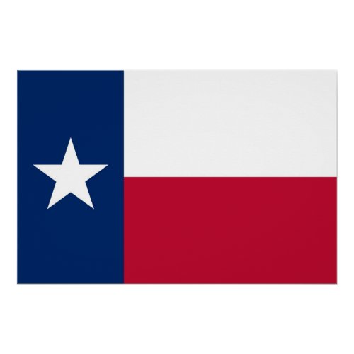 Patriotic poster with Flag of Texas