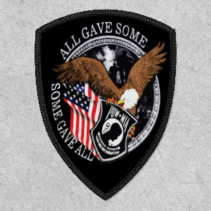Patriotic POW-MIA Military Eagle Patch