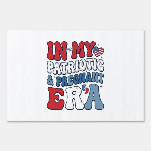 Patriotic Pregnant Era Vintage Pregnancy Shirt_1 Sign