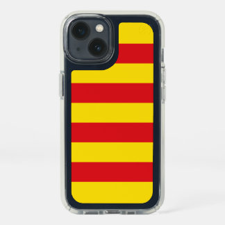 Patriotic Presidio iPhone 13, Catalonia Flag Speck iPhone 13 Case
