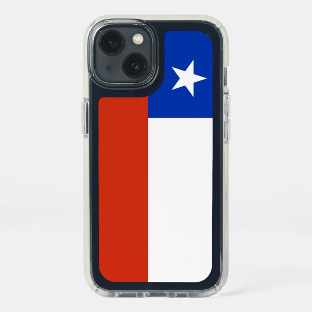 Patriotic Presidio iPhone 13, Chile Flag Speck iPhone 13 Case (Front)