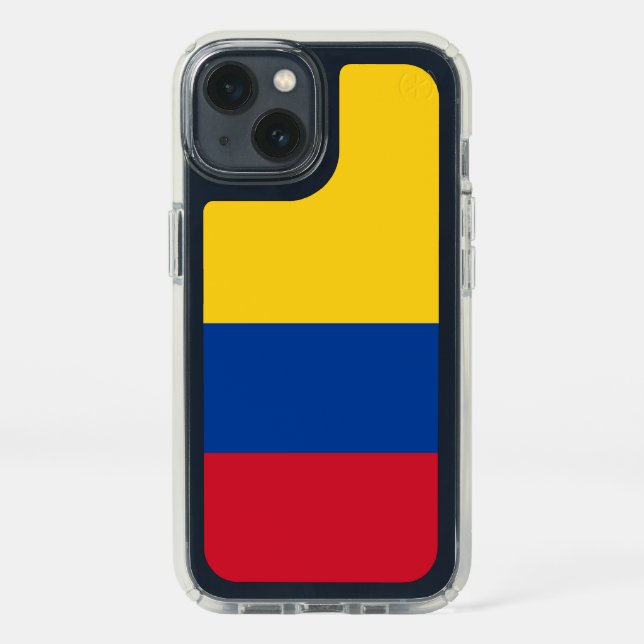 Patriotic Presidio iPhone 13, Colombia Flag Speck iPhone 13 Case (Front)