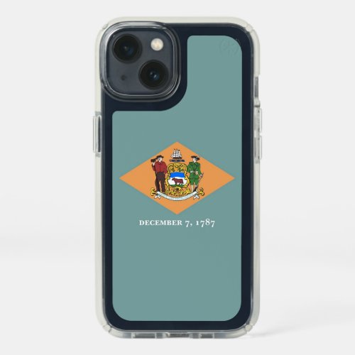 Patriotic Presidio iPhone 13  Delaware flag Speck iPhone 13 Case