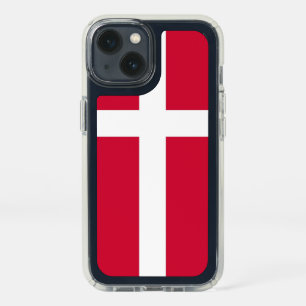 Patriotic Presidio iPhone 13, Denmark Flag Speck iPhone 13 Case