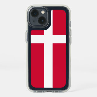 Patriotic Presidio iPhone 13, Denmark Flag Speck iPhone 13 Case