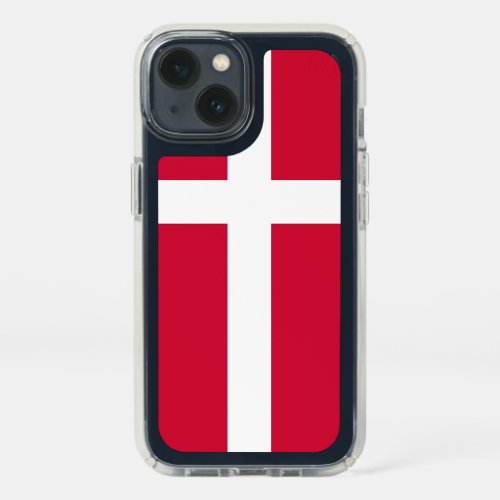 Patriotic Presidio iPhone 13 Denmark Flag Speck iPhone 13 Case