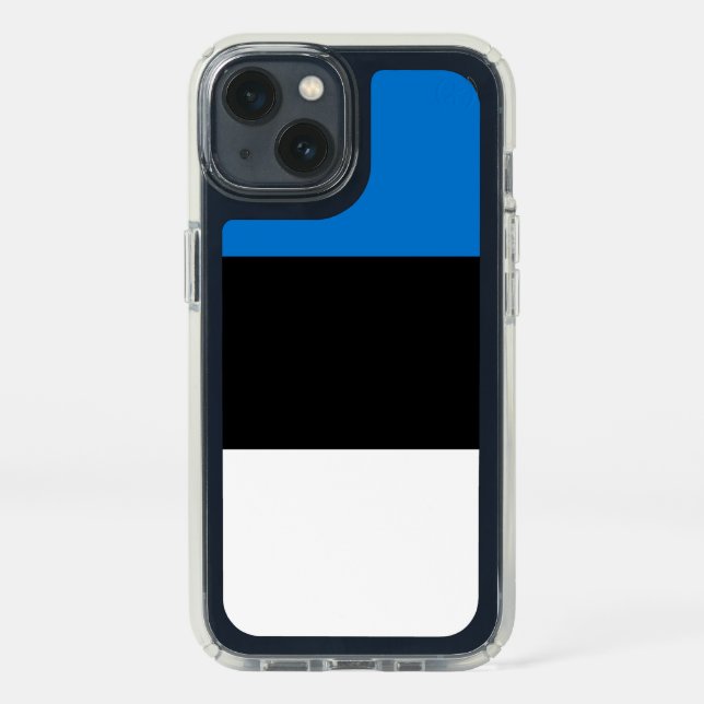 Patriotic Presidio iPhone 13, Estonia Flag Speck iPhone 13 Case (Front)