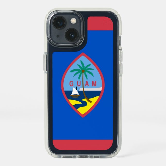 Patriotic Presidio iPhone 13, Guam flag Speck iPhone 13 Case (Front)