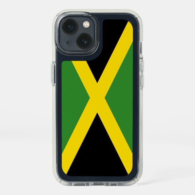 Patriotic Presidio iPhone 13, Jamaica flag Speck iPhone 13 Case (Front)