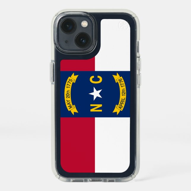 Patriotic Presidio iPhone 13, North Carolina Speck iPhone 13 Case (Front)