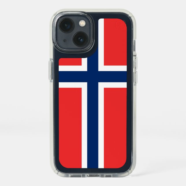 Patriotic Presidio iPhone 13, Norway flag Speck iPhone 13 Case (Front)