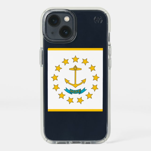 Patriotic Presidio iPhone 13, Rhode Island Speck iPhone 13 Case (Front)
