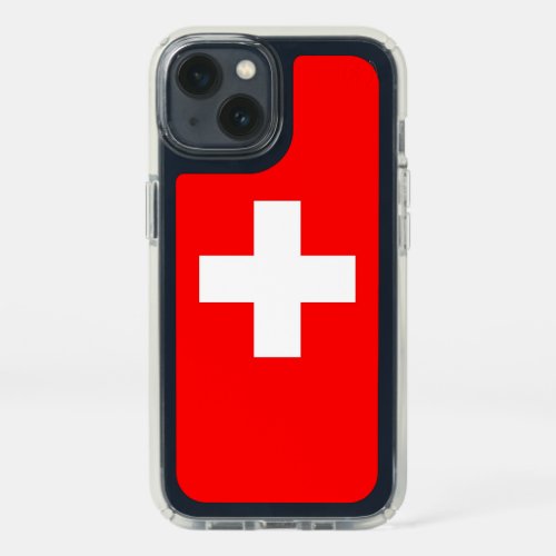 Patriotic Presidio iPhone 13 Switzerland flag Speck iPhone 13 Case
