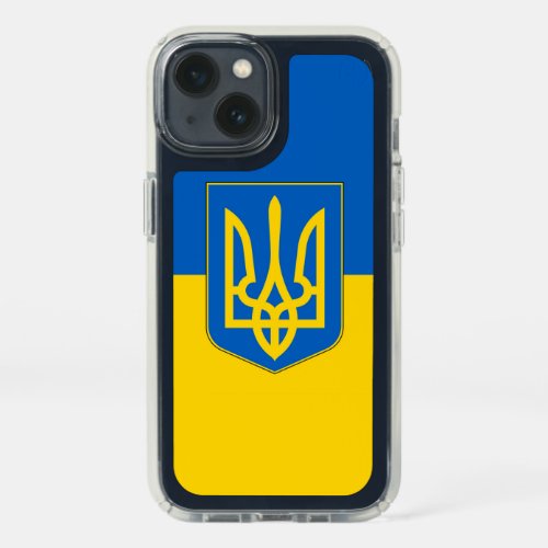 Patriotic Presidio iPhone 13 Ukraine flag Speck iPhone 13 Case