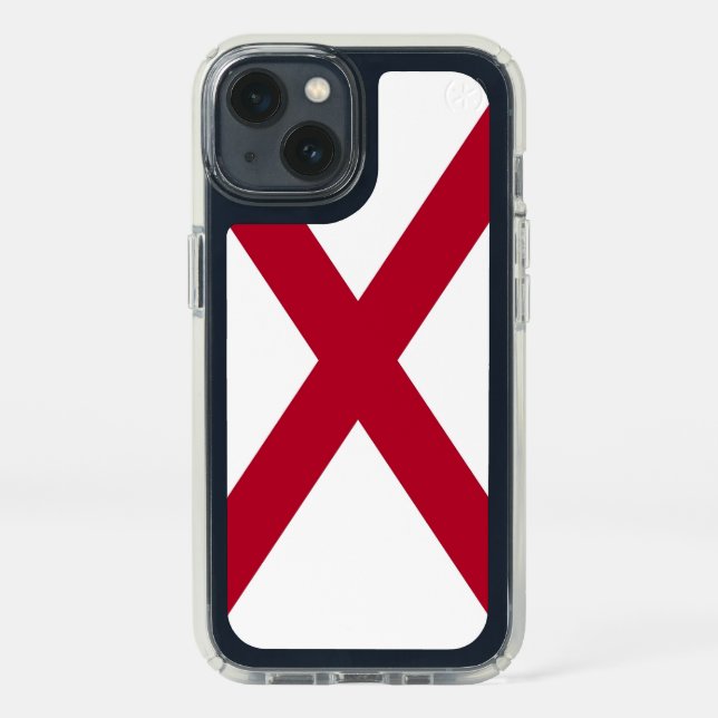 Patriotic Presidio iPhone 13 with flag of Alabama Speck iPhone 13 Case (Front)