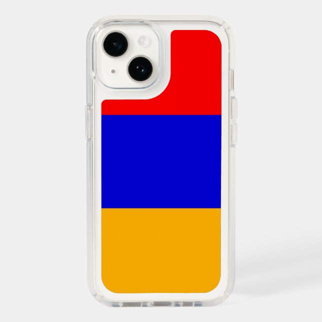 Patriotic Presidio iPhone 14, Armenia flag Speck iPhone Case (Front)