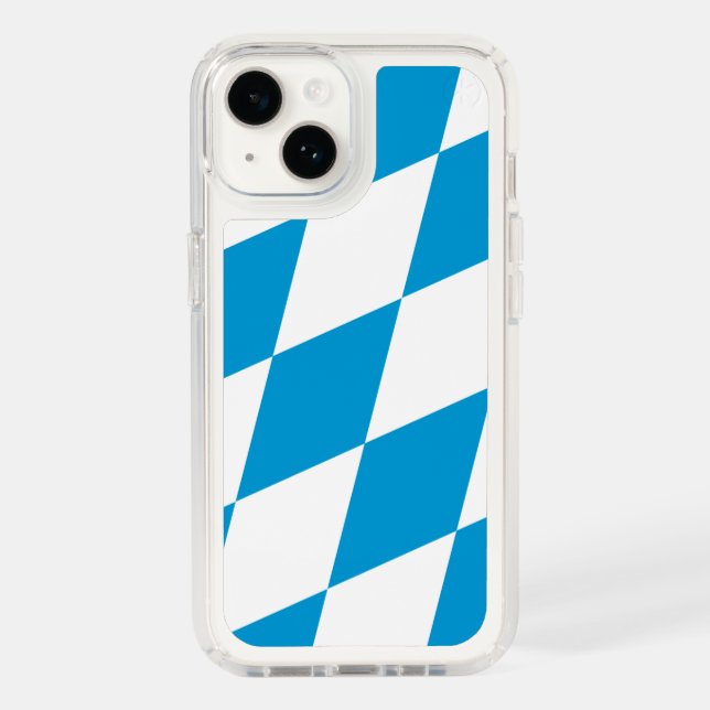 Patriotic Presidio iPhone 14, Bavaria Flag Speck iPhone Case (Front)