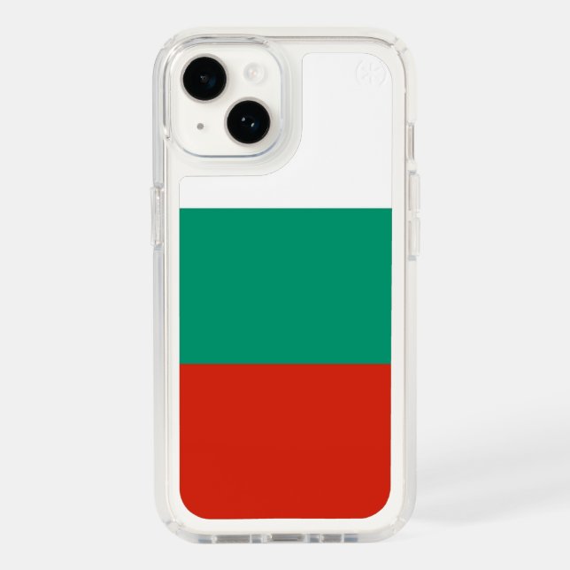 Patriotic Presidio iPhone 14, Bulgaria Flag Speck iPhone Case (Front)