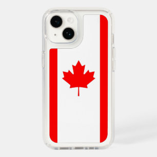 Patriotic Presidio iPhone 14, Canada Flag Speck iPhone 14 Case