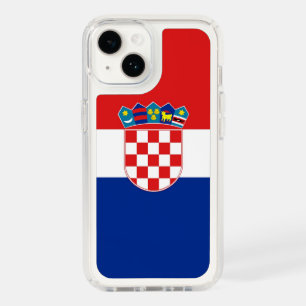 Patriotic Presidio iPhone 14, Croatia Flag Speck iPhone 14 Case