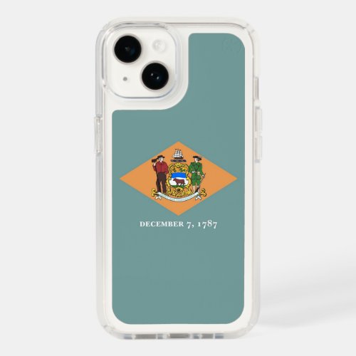 Patriotic Presidio iPhone 14  Delaware flag Speck iPhone 14 Case