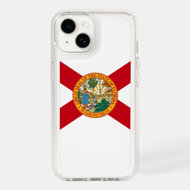 Patriotic Presidio iPhone 14, Florida flag Speck iPhone Case (Front)