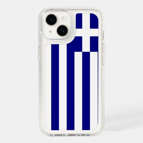 Patriotic Presidio iPhone 14 Greece Flag Speck iPhone 14 Case