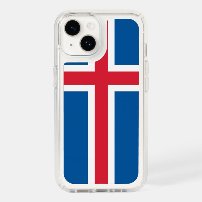 Patriotic Presidio iPhone 14, Iceland flag Speck iPhone Case (Front)