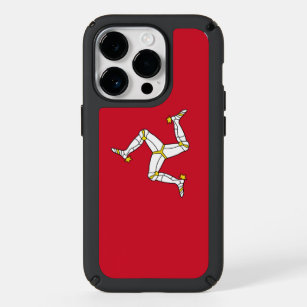 Patriotic Presidio iPhone 14, Isle of Man flag Speck iPhone 14 Pro Case