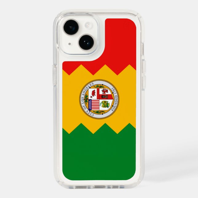 Patriotic Presidio iPhone 14, Los Angeles flag Speck iPhone Case (Front)