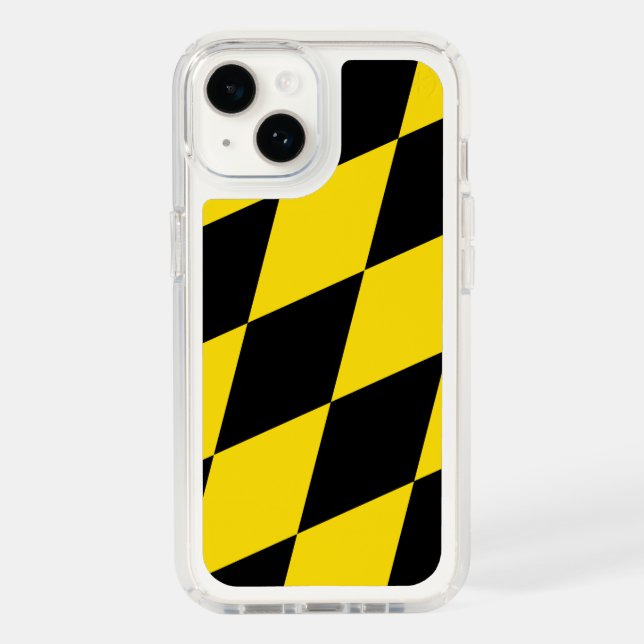 Patriotic Presidio iPhone 14, Munich Flag Speck iPhone Case (Front)