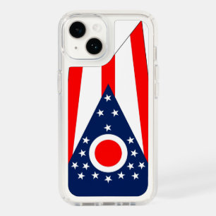 Patriotic Presidio iPhone 14, Ohio Flag Speck iPhone 14 Case