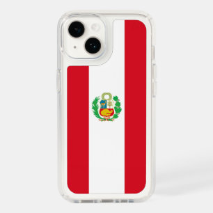 Patriotic Presidio iPhone 14, Peru flag Speck iPhone 14 Case